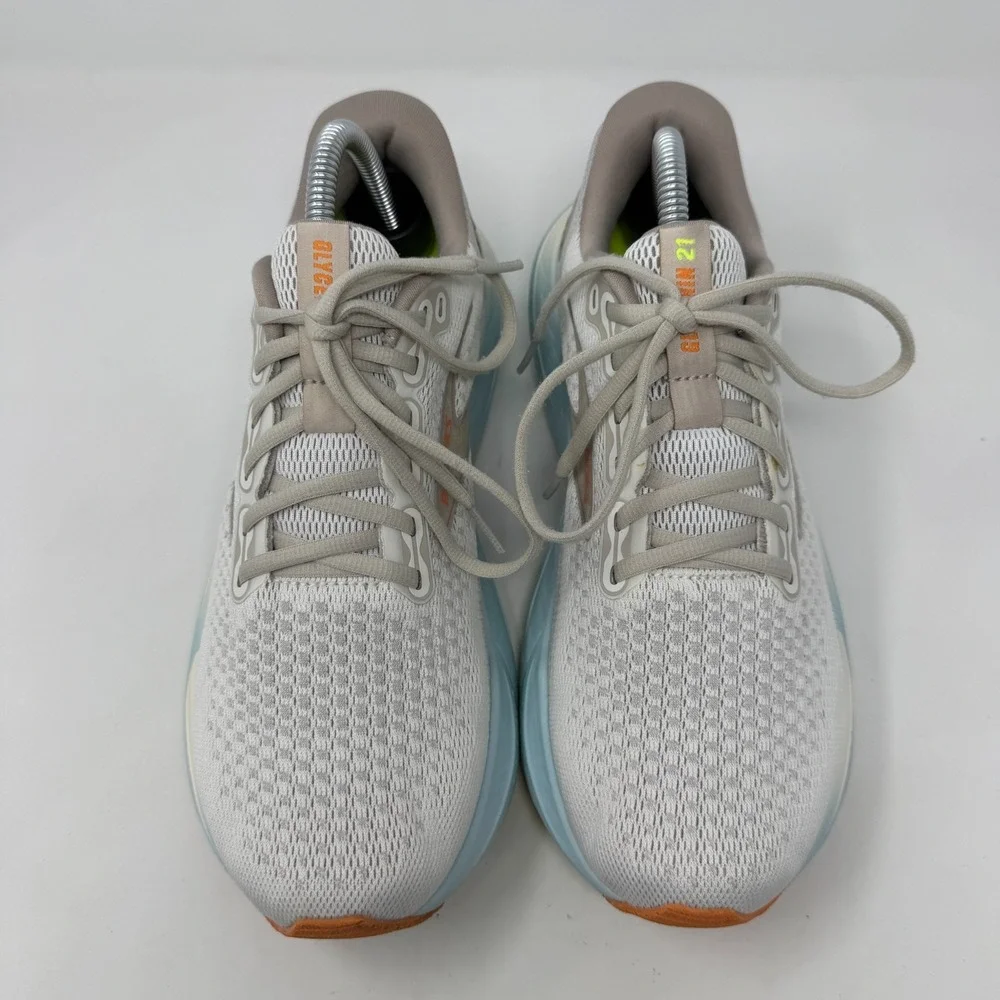 Brooks Glycerin 21 Shoes Beige Sneakers Running Athletic Jogging Women's Size 10